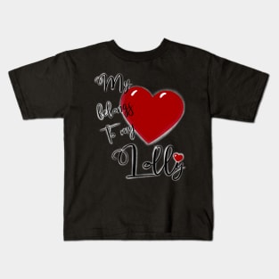 My Heart Belongs to My Lolly Kids T-Shirt
